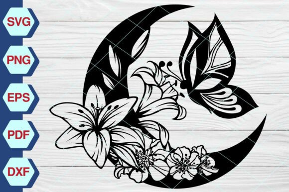 Butterfly Flower SVG for Crafting and Design