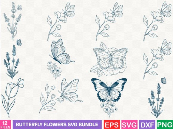 Butterfly Flowers SVG Bundle: A Graphic Designer’s Take