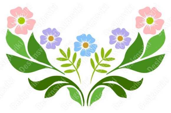 Flowers for Decorations Cards Vectors: A Versatile Graphic Design Asset