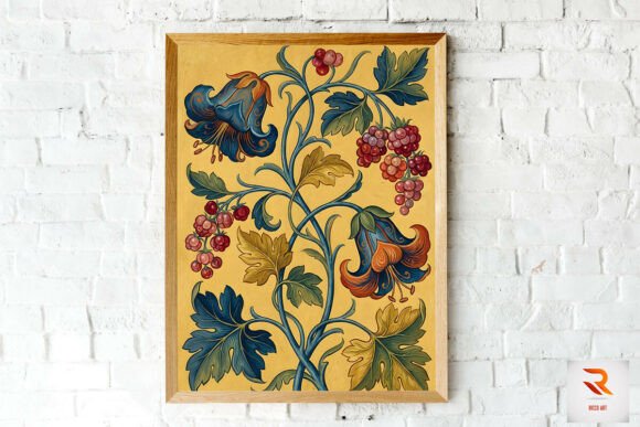 Stunning Retro Vintage Flowers Graphics for Brand Identity